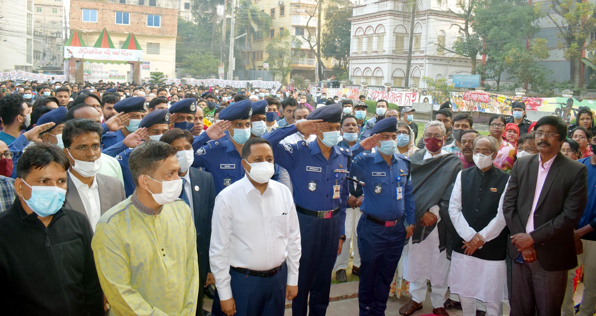 ফরিদপুরে যথাযোগ্য মর্যাদায় ঐতিহাসিক ৭ই মার্চ পালিত